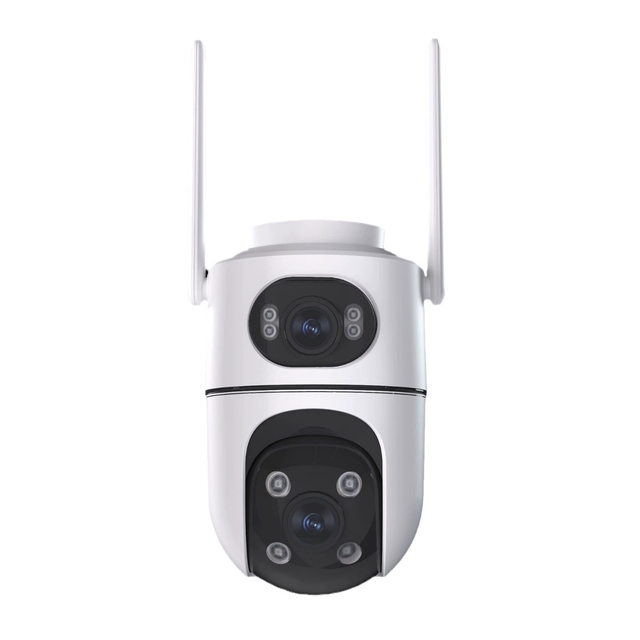 Wholesale 6MP Smart Outdoor Wifi Security Camera Dual Lens 360 Two Way Audio Night Vision Wireless Wifi PTZ Camera