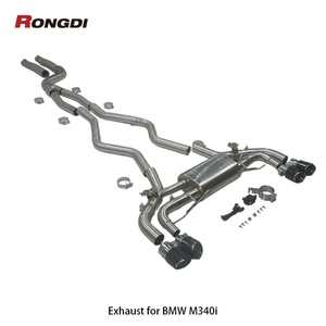 For BMW 340i M340 M340i 3.0T G20 2019-2025 Tuned Exhaust System High Performance Cat Back Exhaust Pipe Electronic Valve Muffler - Product Image 1