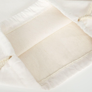 Mochila con cordón personalizada Unisex, saco de gimnasio deportivo de algodón ligero con estampado de logotipo, estilo de Festival ecológico plegable - Product Image 4