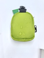 Mini sac à monnaie Oxford avec motif dinosaure, pochette zippée pour écouteurs, porte-clés avec mousqueton pour accrocher au sac à dos