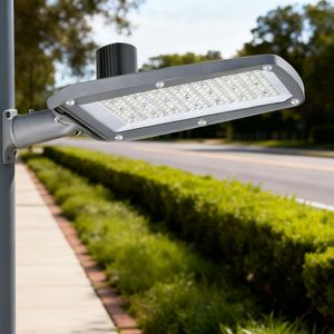 Lampadaire LED intelligent 200W IP65 AC en aluminium avec détection UV et temporisation 4 étapes pour zones urbaines/résidentielles/commerciales FL-LD-CY1 Po - Product Image 1