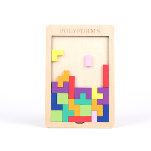 OEM/ODM красочная деревянная магнитная головоломка tangram, образовательная игрушка tangram, Набор детских интеллектуальных игр - Product Image 6