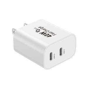 Cargador Samsung de 40W con Nitruro de Galio (GaN) Estándar Estadounidense, Compatible con Apple iPhone 16 Pro Max, Carga Rápida Dual USB-C - Product Image 1