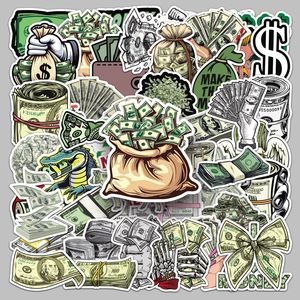 Paquete de 50 Pegatinas de Dibujos Animados con el Logotipo del Dólar, para Monedas, Monederos, Patinetas, Bicicletas, Coches, Decoración del Hogar, Vinilo, Monedas de Oro - Product Image 2