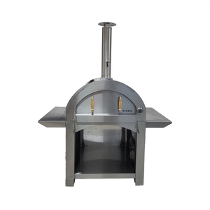 Horno de pizza de leña para exteriores, parrilla de barbacoa de acero inoxidable para uso en panadería, equipo de quema de madera, - Product Image 1