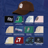 Casquette de baseball ajustable en coton à 6 panneaux avec logo brodé personnalisé de qualité supérieure pour la promotion de marque et le streetwear quotidien