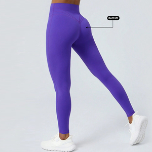 Leggings de Cintura Alta para <span class=keywords><strong>Mujer</strong></span>, de Secado Rápido, para Gimnasio y Fitness, Venta al por Mayor, <span class=keywords><strong>Pantalones</strong></span> de Yoga a la Moda - Product Image 6