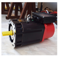 Lihan BT30/BT40 90mm 8000rpm Belt Drive-ATC Spindle Kit dengan Bearing, Silinder Pneumatik, Servo Motor Driver untuk Mesin Milling (380V)