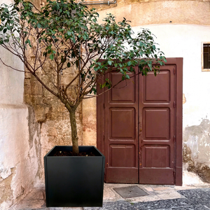 <b>Large</b> Corten Steel Garden Planter with Galvanized Finish American Style for Home & Garden Use - Product Image 1