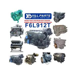 X & L F6L912 mesin Diesel pendingin udara 6 silinder mesin diesel pendingin udara F6L912 F6L912T untuk Deutz