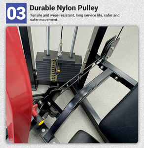 Panca piatta compralo ora attrezzatura da Fitness coperta MND-HA34 arricciatura laterale della gamba del ginocchio Iso - Product Image 6