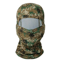 Cagoule de camouflage tactique personnalisée Masque facial d'extérieur pour vélo et moto