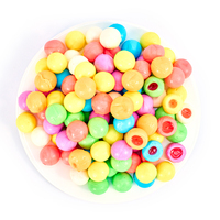 OEM/ODM op maat gemaakte Halal gummy snoepjes met jamvulling, fruitige smaken, flesverpakking, groothandel