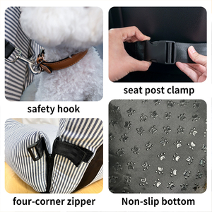 Cama de Lujo Desmontable para Perros, Cojín para Coche, Cesta de Viaje, Bolsa de Asiento, Nido Multifuncional para Perros en el Coche - Product Image 4