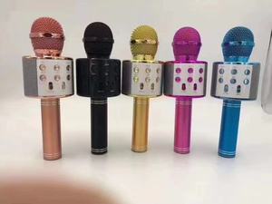 होम पार्टी के लिए वायरलेस पोर्टेबल हैंडहेल्ड कराओके प्लेयर, केटीवी म्यूजिक सिंगिंग, स्पीकर के साथ किड्स कराओके माइक्रोफोन - Product Image 2