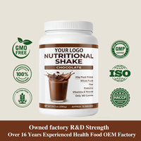Batidos de Proteína de Chocolate en Polvo con Vitaminas y Minerales para Adultos, Ganador de Masa Muscular, Batido Nutritivo en Polvo