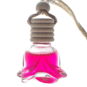 Bình Khuếch Tán Làm Mát Không Khí Trong Xe Hơi Có Mặt Treo Hương Liệu Hương Thơm Chai Nước Hoa Ô Tô Bằng Thủy Tinh Rỗng 8Ml Hình Tròn - Product Image 4