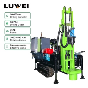 เครื่องเจาะยี่ห้อ LUWEI แบบกำหนดเองสำหรับงานระเบิดในเหมืองแบบเปิด |   การเจาะหินแบบ Down-the-Hole (DTH) ประสิทธิภาพสูง - Product Image 1