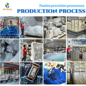 Venta directa de fábrica, el mejor <span class=keywords><strong>jacuzzi</strong></span> sobre el suelo, paneles acrílicos para 7 <span class=keywords><strong>personas</strong></span>, piscina - Product Image 6