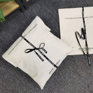Bolsa de tela de algodón con logotipo personalizado Chuanghua, estuche tipo sobre para regalo, embalaje de tela para lencería, ropa interior, funda protectora contra el polvo. - Product Image 5