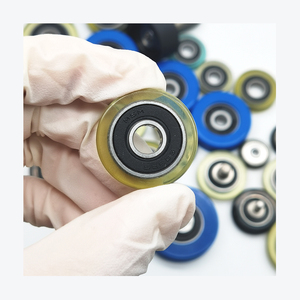 Vòng bi bọc cao su PU68822-5 8*22*5mm tải cao và chống mài mòn cho thiết bị công nghiệp bánh xe ròng rọc với vòng bi - Product Image 2