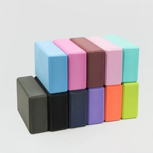 Blocs <span class=keywords><strong>de</strong></span> <span class=keywords><strong>yoga</strong></span> et <span class=keywords><strong>de</strong></span> Pilates en EVA haute densité antidérapants roses pour la remise en forme, la méditation et l'approfondissement des poses - Product Image 5
