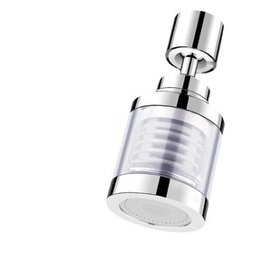 Filtre d'extension pour robinet de cuisine en acier inoxydable, cartouche 22 mm, buse rotative anti-éclaboussures, purificateur d'eau - Product Image 1