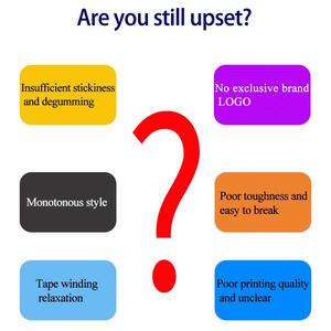 เทปกาวพลาสติกแพ็คของหลากสีพิมพ์ลายตามสั่งแถบกาวแถบพลาสติก - Product Image 3