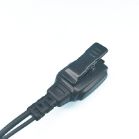 Écouteur tubulaire acoustique portable E63V2-S2 pour transceiver Midland avec prise jack 3,5 mm, cordon de 100 cm, étanche IPX-0