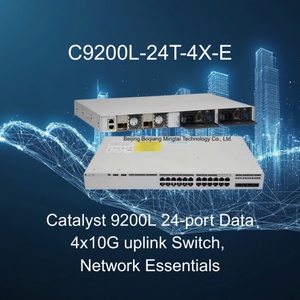 สำหรับสวิตช์ Cisco Catalyst 9200 รุ่นดั้งเดิม C9200L-24T-4X-E 24 พอร์ต 4x10G Uplink พร้อม POE และ QoS รับประกัน 1 ปี - Product Image 2