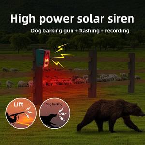 Katı hal Ultra etkili GÜNEŞ PANELI hayvan caydırıcı 5V 120mA 1200mAh pil 20s ses kaydı 3 modları kuş için kontrol - Product Image 2