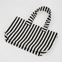 Sac fourre-tout de plage en lin et coton brodé avec logo personnalisé, sac de shopping et de voyage portable à ouverture facile, vente en gros pour femmes