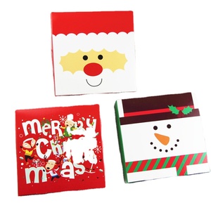Custom Print Flat Pack Different Sizes Christmas Tree Decorations Birthday Holiday Gift Box