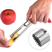 Apple Core Cutter Roestvrijstalen mes Corers Fruit Slicer Multifunctioneel snijden van groenten Perenkoer verwijderd Keukengereedschap