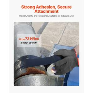 1 paquete de cinta adhesiva resistente al agua de 1,88 pulgadas x 35 yardas, cintas eléctricas para reparación de interiores y exteriores - Product Image 4