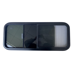 Moustiquaire en verre trempé à coins arrondis à <span class=keywords><strong>bon</strong></span> prix, glissière horizontale en forme de larme, fenêtre de caravane de camping-car - Product Image 3