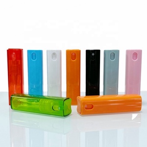 Unique Design Pocket Sized <b>Plastic</b> Square Shaped Spray Bottle Transparent 10ml Perfume Mist Spray Bottle for Hand Sanitizer - Product Image 5