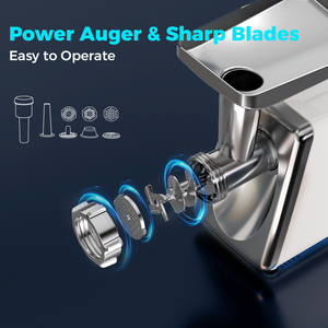 Kitchenware Professional Commercial Meat Grinder Household Durable Metal Gears New Locked Structure <strong>Electric</strong> Meat <strong>Mincer</strong> - Product Image 5