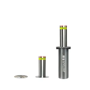 Bollard de stationnement automatique pour l'avertissement routier Bollard de circulation en acier inoxydable 304