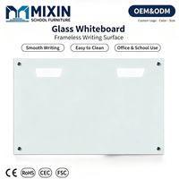 Tableau blanc magnétique en verre trempé mural effaçable à sec pour l'école, la salle de classe et l'usine de mobilier - Vente en gros
