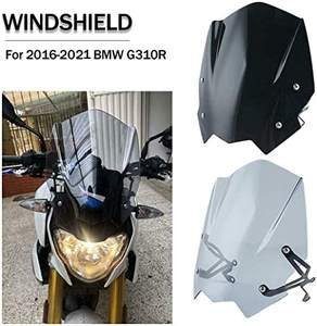 XXUN Parabrisas Deflector de Viento para Motocicleta, Protector de Pantalla para <span class=keywords><strong>BMW</strong></span> G310 <span class=keywords><strong>R</strong></span> G <span class=keywords><strong>310</strong></span> <span class=keywords><strong>R</strong></span> G310R 2016-2024 - Product Image 3