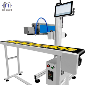MASIJET <span class=keywords><strong>linea</strong></span> di produzione ad alta velocità sorgente laser 30W 50W volanti in fibra di anidride carbonica macchina per incisione - Product Image 1
