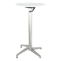 Table de bar ronde haute moderne, design pliable, pour usage commercial et domestique