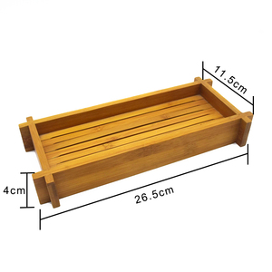 Bộ Đồ Ăn Nhà Hàng Bằng Tre Nhật Bản Bán Sỉ Khay Phục Vụ Sashimi Đĩa <span class=keywords><strong>Sushi</strong></span> Trưng Bày Bằng Tre Nhẹ - Product Image 4