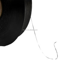 Hilo de Filamento PP Teñido en Fábrica, Negro, Anti-UV, 24F-144F, 450D-1260D, Económico y de Alto Rendimiento, 100% Polipropileno