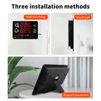 Hygromètre thermomètre numérique durable RC812-C avec sonde en verre trempé PC, fonction de calibrage, enregistrement en temps réel, ODM pour