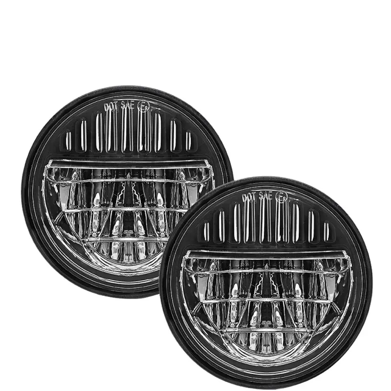 Super Bright Aluminium black 6000K Waterproof 4.5inch 40W Fog Light For Harley Jeeps Offroad