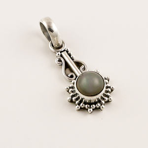 จี้พลอยโอปอลธรรมชาติสีเงินสเตอร์ลิงทำด้วยมือเครื่องประดับชั้นดีพร้อมดีไซน์สวยตรงจากผู้ผลิตใน925 - Product Image 5
