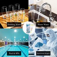Kits de bandelettes de contrôle de la qualité de l'eau 16 en 1 100 bandelettes détectent la dureté du PH chlore fer