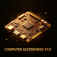 Accessoires informatiques OEM ODM, carte de circuit imprimé personnalisée, carte de circuit imprimé PCBA pour souris d'ordinateur, clavier, adaptateur, pièces détachées
